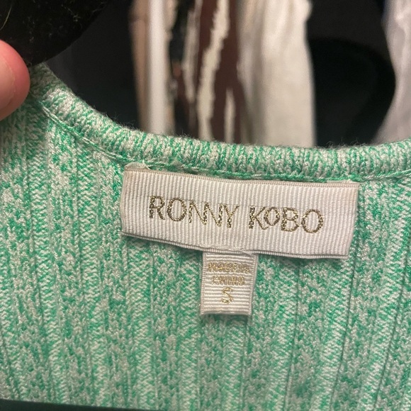 Ronny kobo green knit dress - Picture 4 of 6